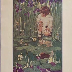 “A Childs World The Fairy Pool” by Jessie Smith